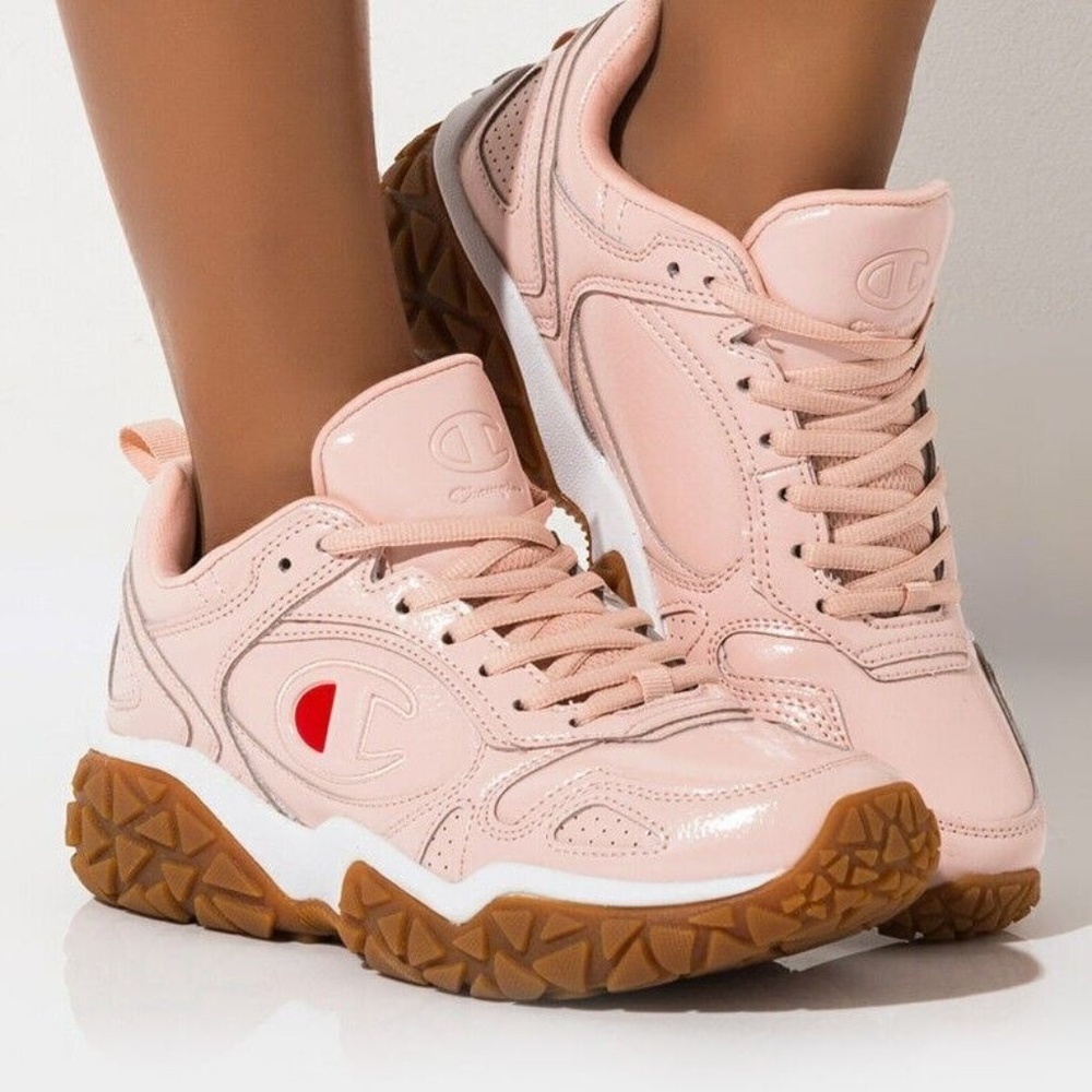 NEW Champion Women's Tank Tender Leather Sneakers CP100148W Spiced Almond